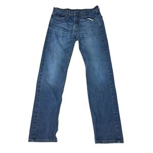 Levi Strauss 505 Mens W32‎ L32 Straight Fit Blue Jeans Denim Pants